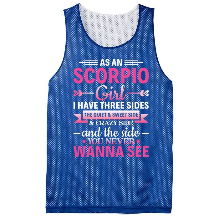 Scorpio Astrology Zodiac Sign Horoscope Scorpio Cute Gift Mesh Reversible Basketball Jersey Tank