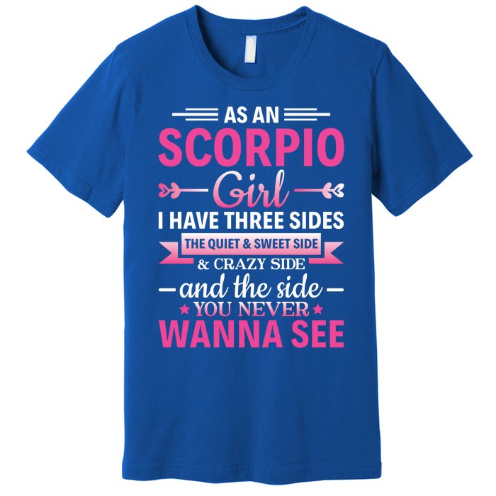 Scorpio Astrology Zodiac Sign Horoscope Scorpio Cute Gift Premium T-Shirt