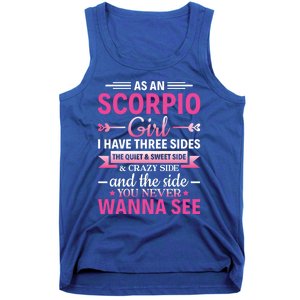 Scorpio Astrology Zodiac Sign Horoscope Scorpio Cute Gift Tank Top