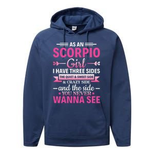 Scorpio Astrology Zodiac Sign Horoscope Scorpio Cute Gift Performance Fleece Hoodie