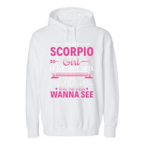 Scorpio Astrology Zodiac Sign Horoscope Scorpio Cute Gift Garment-Dyed Fleece Hoodie