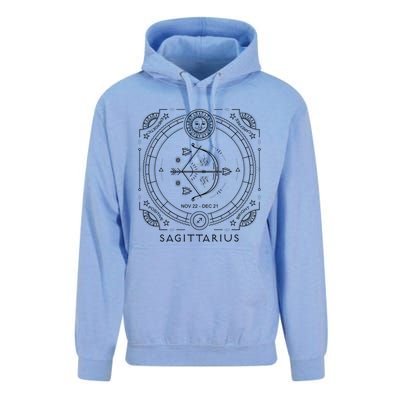 Sagittarius Astrological Zodiac Fire Sign Cute Gift Unisex Surf Hoodie