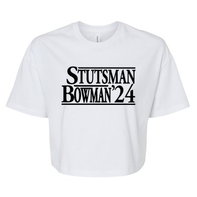 Stutsman Bowman 2024 Bella+Canvas Jersey Crop Tee