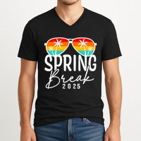 Spring Break 2025 Beach Week Group Vacation Matching V-Neck T-Shirt
