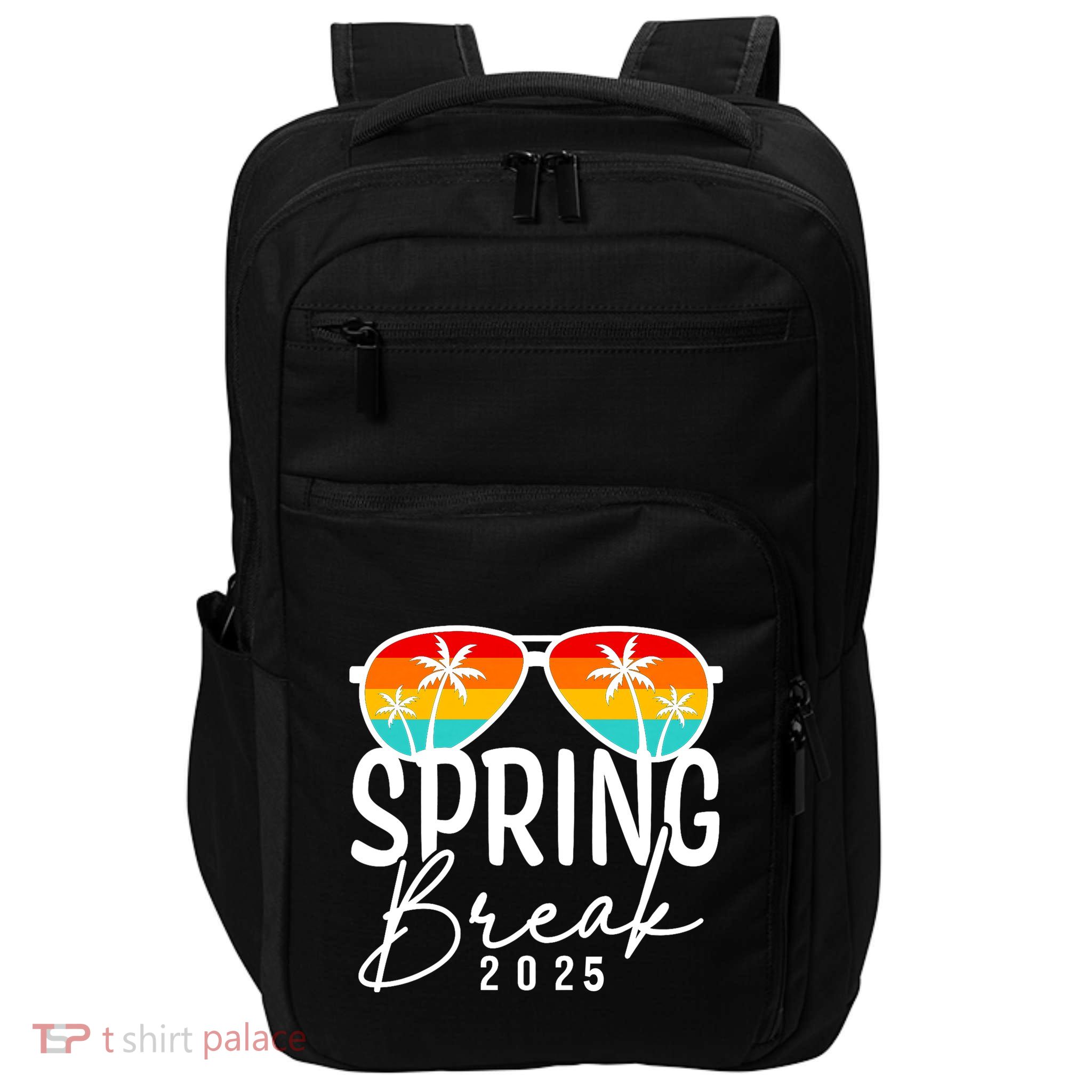 Spring Break 2025 Beach Week Group Vacation Matching Impact Tech Backpack