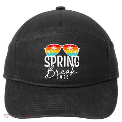 Spring Break 2025 Beach Week Group Vacation Matching 7-Panel Snapback Hat