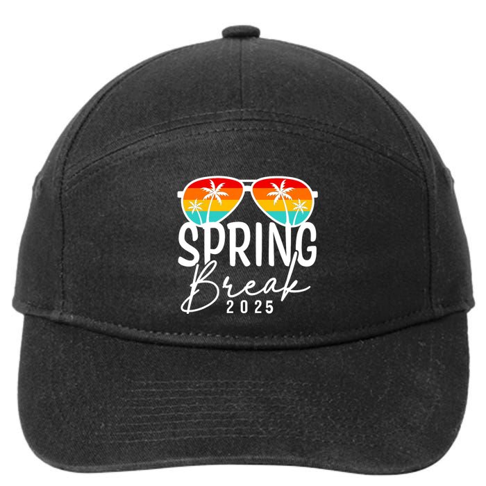 Spring Break 2025 Beach Week Group Vacation Matching 7-Panel Snapback Hat