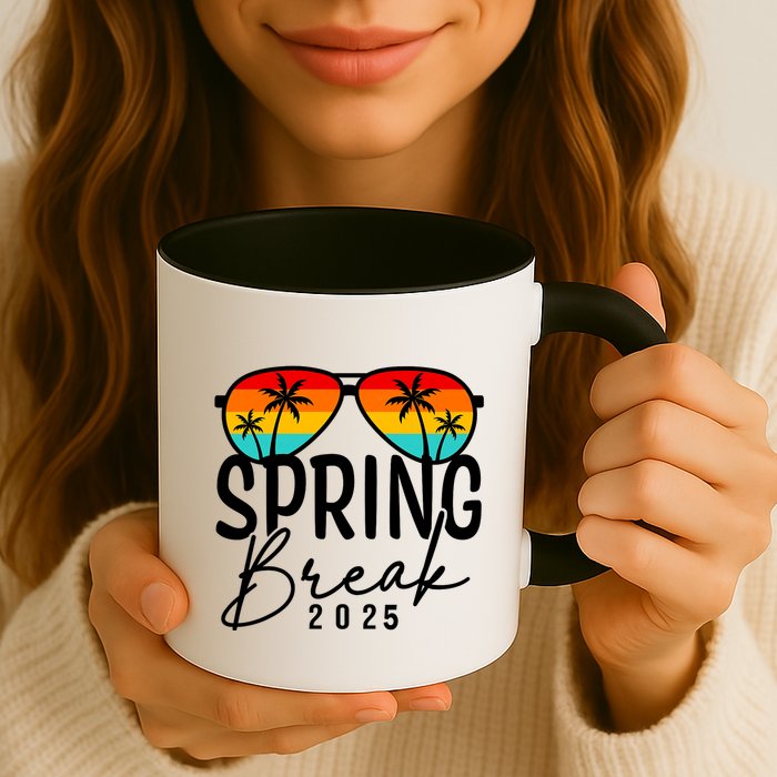 Spring Break 2025 Beach Week Group Vacation Matching Mug