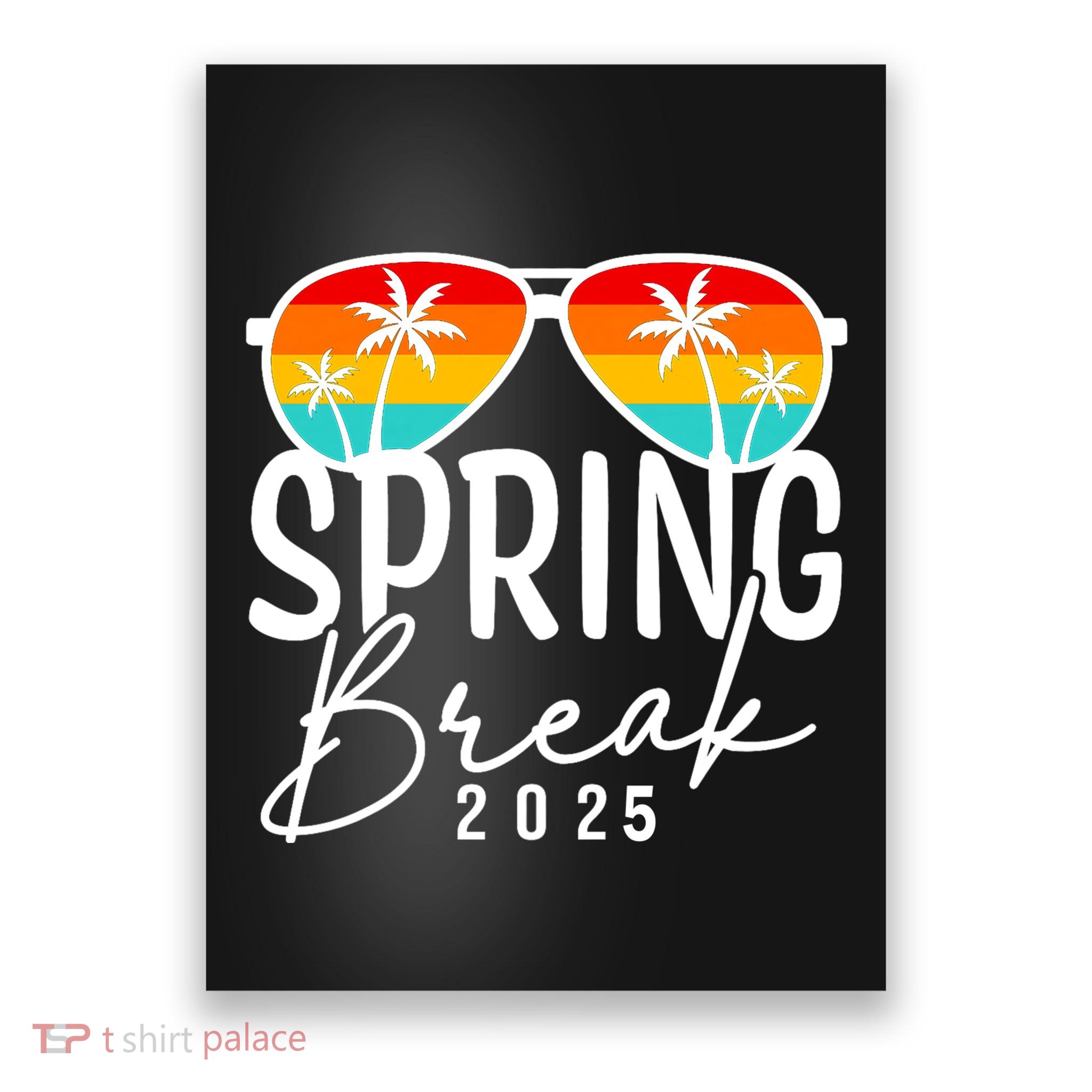 Spring Break 2025 Beach Week Group Vacation Matching Poster