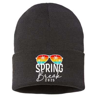 Spring Break 2025 Beach Week Group Vacation Matching Sustainable Knit Beanie