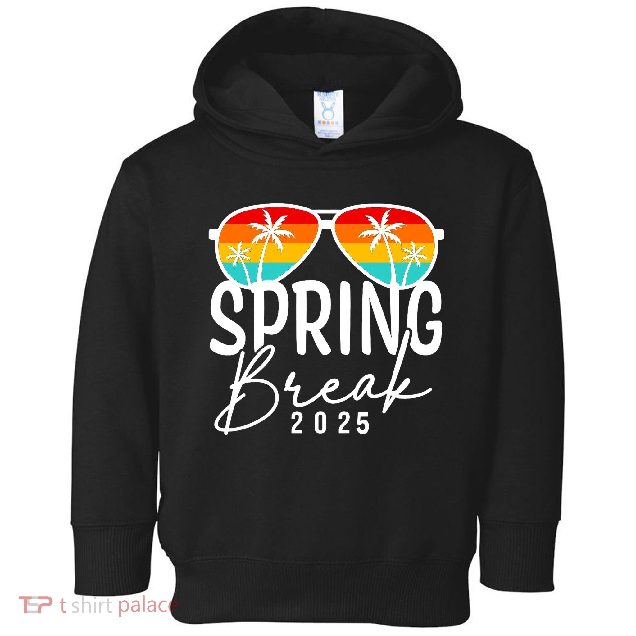 Spring Break 2025 Beach Week Group Vacation Matching Toddler Hoodie