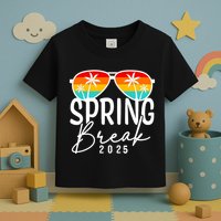 Spring Break 2025 Beach Week Group Vacation Matching Toddler T-Shirt