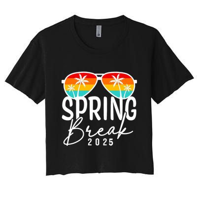 Spring Break 2025 Beach Week Group Vacation Matching Crop Top
