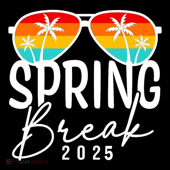 Spring Break 2025 Beach Week Group Vacation Matching Crop Top