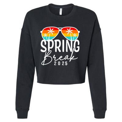 Spring Break 2025 Beach Week Group Vacation Matching Cropped Pullover Crew
