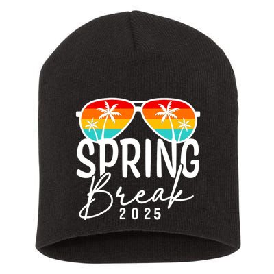 Spring Break 2025 Beach Week Group Vacation Matching Short Acrylic Beanie
