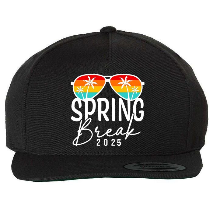 Spring Break 2025 Beach Week Group Vacation Matching Wool Snapback Cap