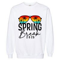 Spring Break 2025 Beach Week Group Vacation Matching Garment-Dyed Sweatshirt