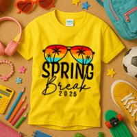 Spring Break 2025 Beach Week Group Vacation Matching Kids T-Shirt