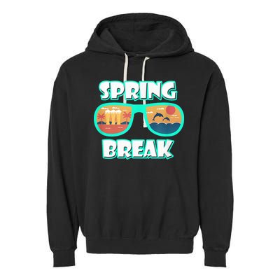 Spring Break Garment-Dyed Fleece Hoodie