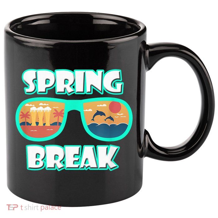 Spring Break 11oz C Handle Ceramic Mug