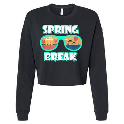Spring Break Cropped Pullover Crew