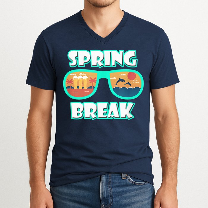 Spring Break V-Neck T-Shirt