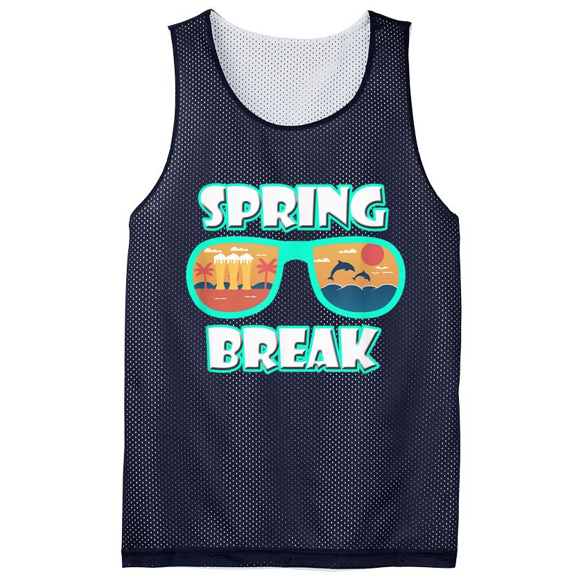 Spring Break Mesh Reversible Basketball Jersey Tank