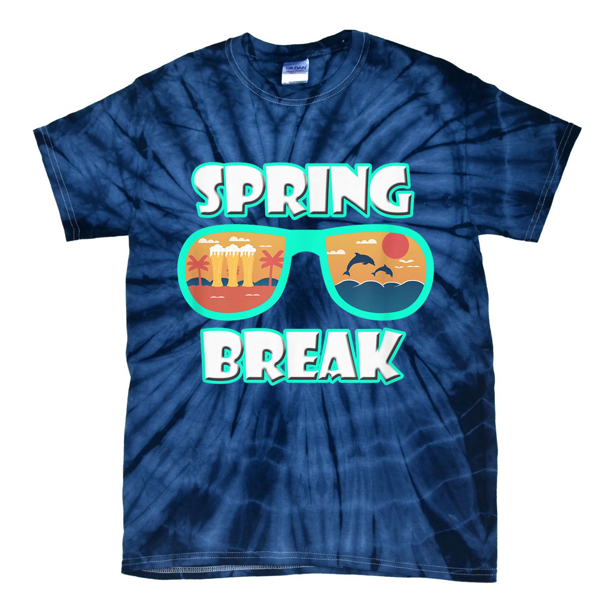 Spring Break Tie-Dye T-Shirt