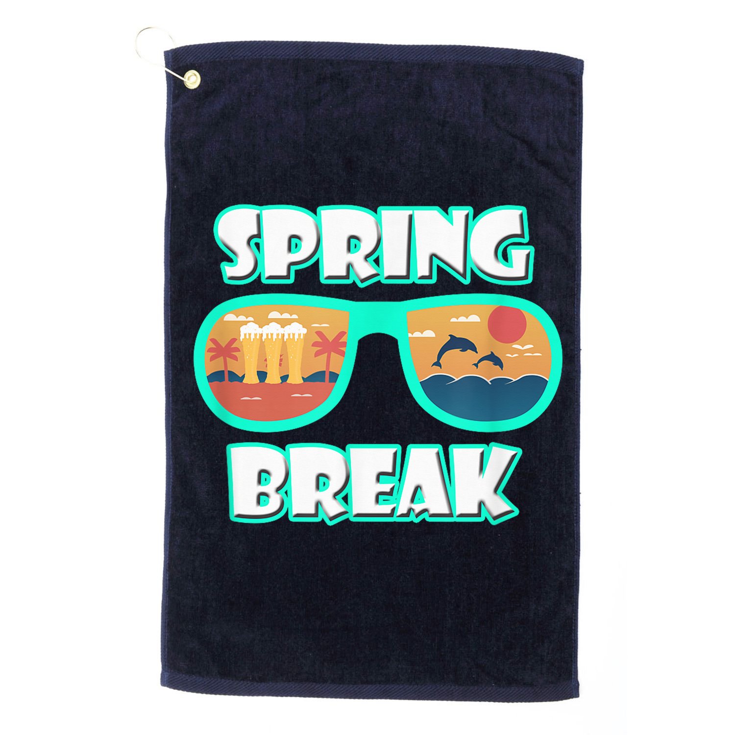 Spring Break Golf Towel