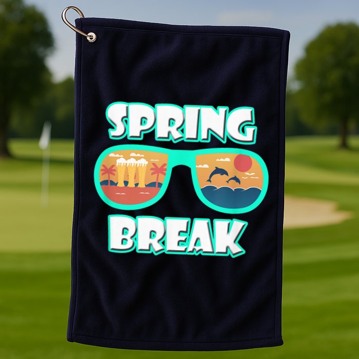 Spring Break Golf Towel
