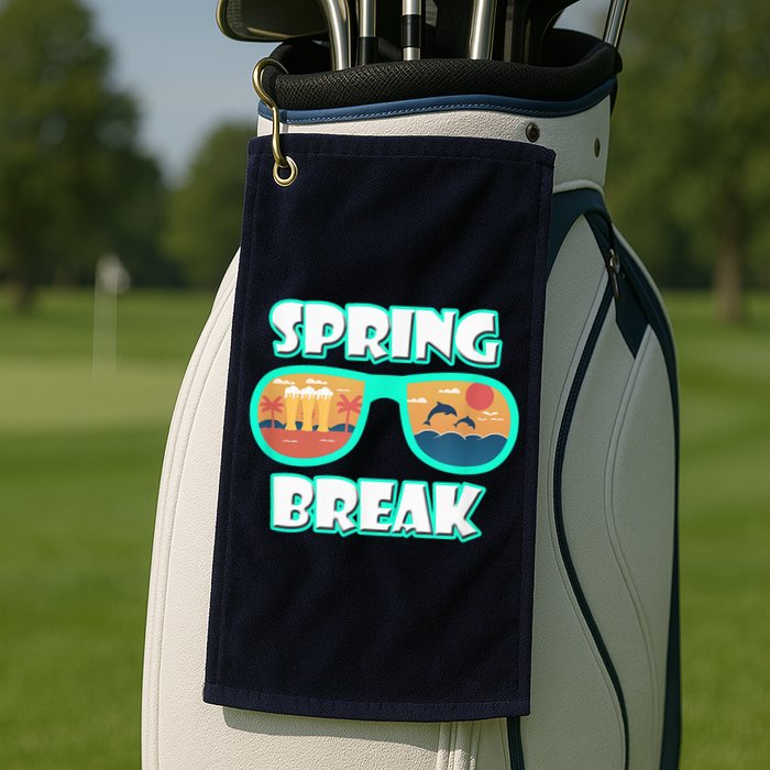 Spring Break Golf Towel