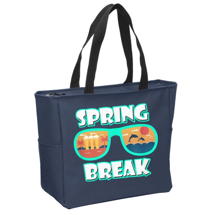 Spring Break Zip Tote Bag