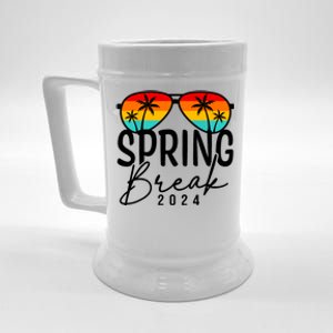 Spring Break 2024 Beach Week Group Vacation Matching Beer Stein