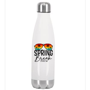 Spring Break 2024 Beach Week Group Vacation Matching Stainless Steel Insulated Water Bottle