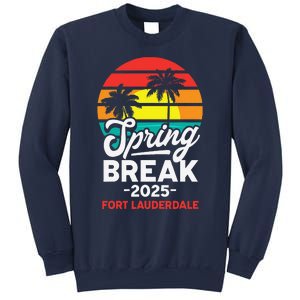 Spring Break 2025 Fort Lauderdale Beach Vacation Retro Sweatshirt