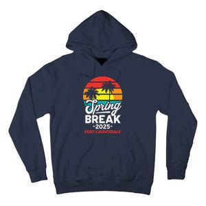 Spring Break 2025 Fort Lauderdale Beach Vacation Retro Tall Hoodie