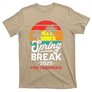 Spring Break 2025 Fort Lauderdale Beach Vacation Retro T-Shirt