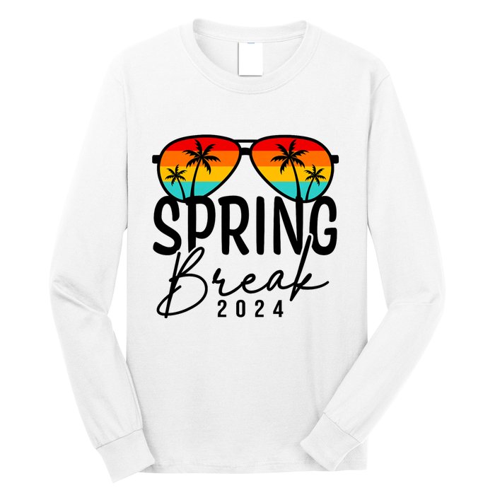 Spring Break 2024 Beach Week Group Vacation Matching Long Sleeve Shirt