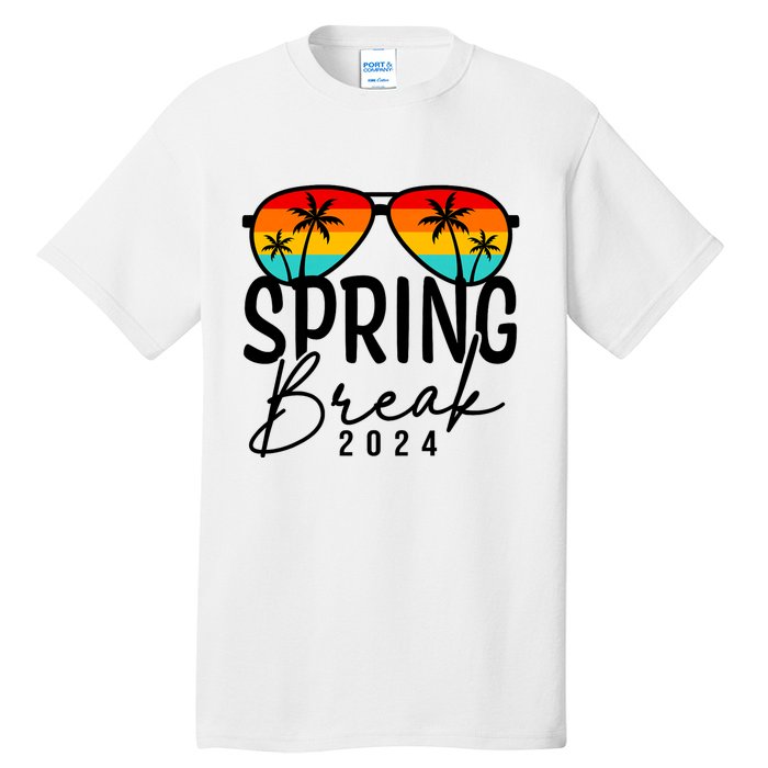 Spring Break 2024 Beach Week Group Vacation Matching Tall T-Shirt