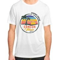 Spring Break 2024 Cancun Retro Sunset Adult ChromaSoft Performance T-Shirt