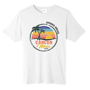 Spring Break 2024 Cancun Retro Sunset Tall Fusion ChromaSoft Performance T-Shirt