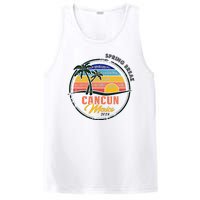 Spring Break 2024 Cancun Retro Sunset PosiCharge Competitor Tank