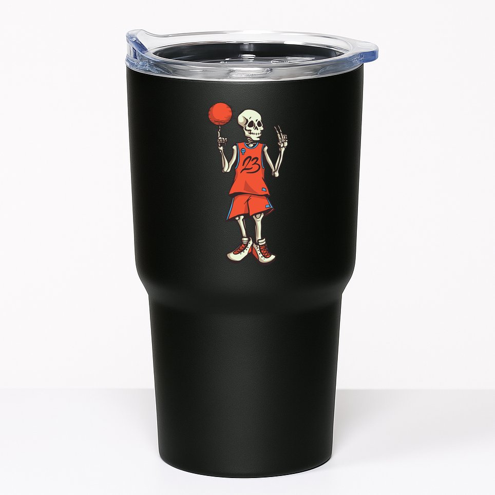 Skeleton Basketball Tumbler