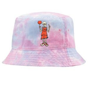 Skeleton Basketball Tie-Dyed Bucket Hat