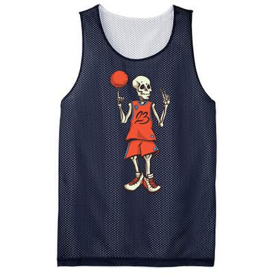 Skeleton Basketball Mesh Reversible Basketball Jersey Tank