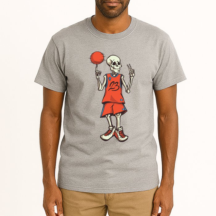 Skeleton Basketball Tall T-Shirt