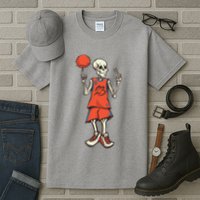 Skeleton Basketball Tall T-Shirt