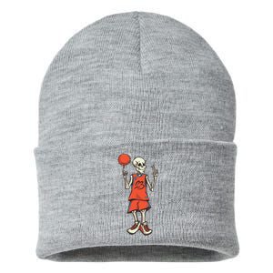 Skeleton Basketball Sustainable Knit Beanie