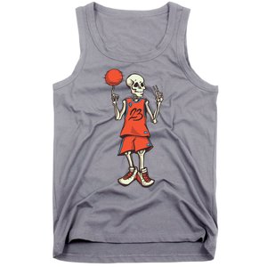 Skeleton Basketball Tank Top